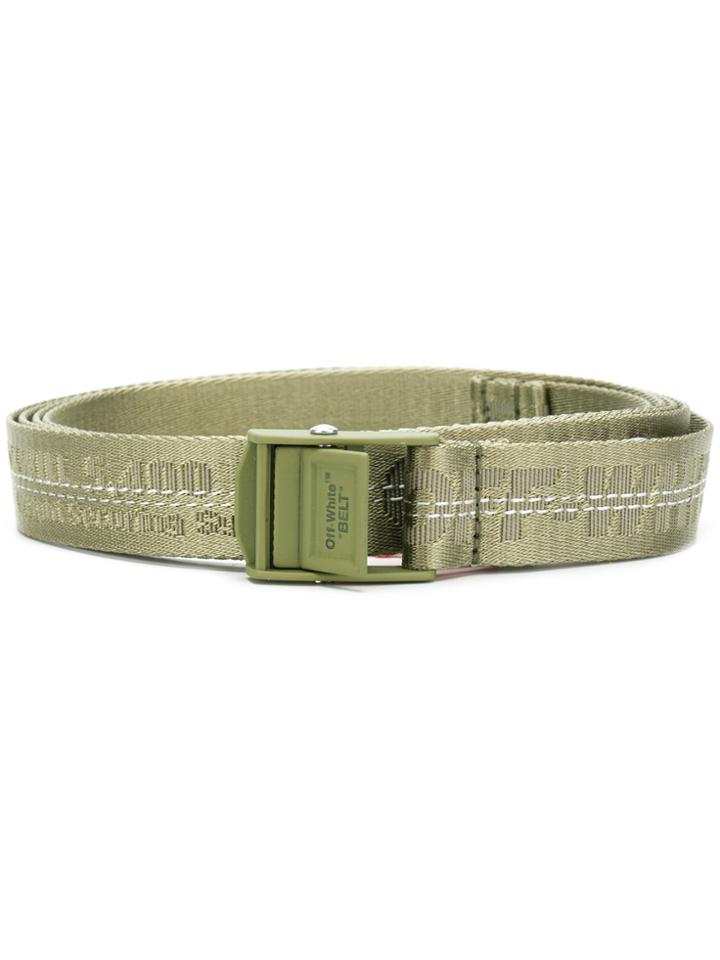 Off-white Industrial Belt - Green