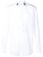 Dolce & Gabbana Crown Embroidered Shirt - White