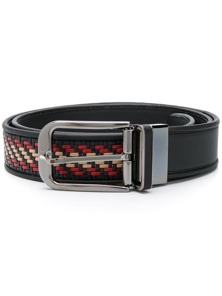 Ermenegildo Zegna Woven Belt - Black