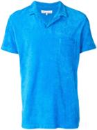 Orlebar Brown Towel Feel Polo Shirt - Blue