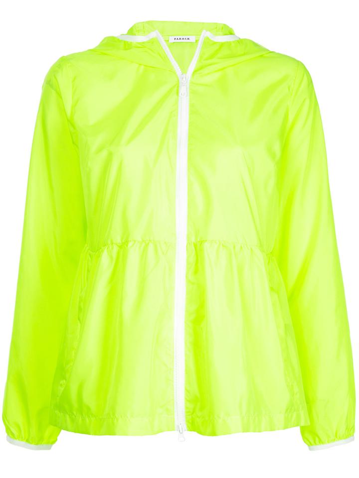P.a.r.o.s.h. Lightweight Hooded Jacket - Yellow & Orange