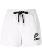 Nike Logo Training Shorts - Grey