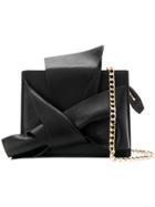 No21 Abstract Bow Mini Bag - Black