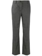 Dolce & Gabbana Straight-leg Houndstooth Trousers - Grey