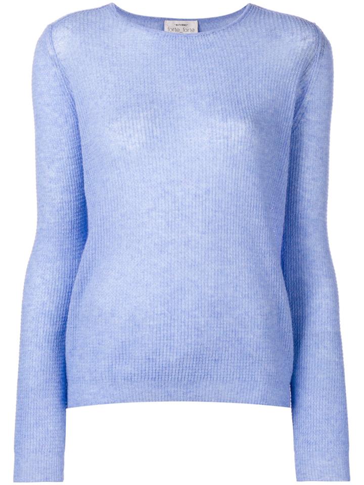 Forte Forte Soft Knit Jumper - Blue