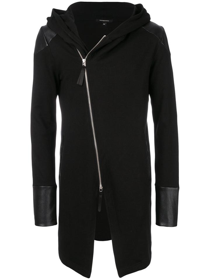 Unconditional Long Biker Coat - Black