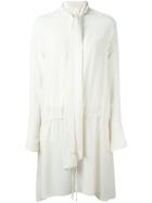 Chloé Neck Scarf Dress - Nude & Neutrals
