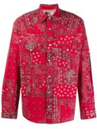 Isabel Marant Paisley Bandana Patchwork Shirt - Red