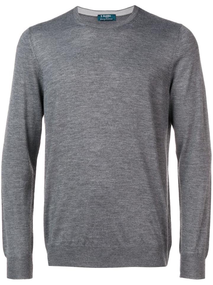Barba Fine-knit Jumper - Grey