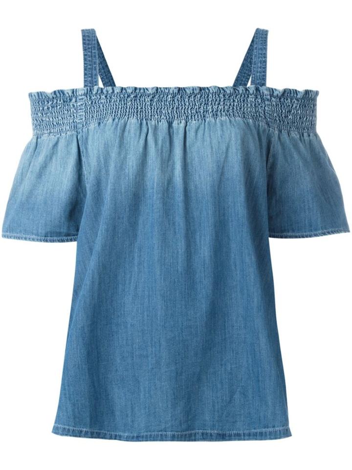 Current/elliott 'madeline' Top, Women's, Size: 1, Blue, Cotton