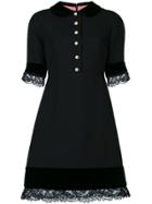 Gucci Lace Detail Dress - Black