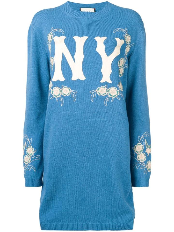 Gucci Oversized Jumper - Blue