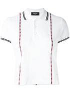 Dsquared2 - Check Insert Polo Shirt - Women - Cotton - M, White, Cotton