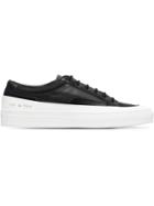 Common Projects Achilles Super Laceup Leather Sneakers - Black