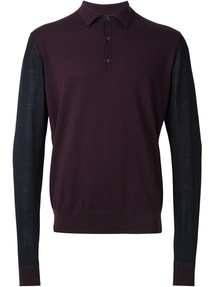 Lanvin Contrasted Sleeve Sweater