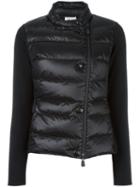 Moncler Grenoble Padded Front Jacket, Women's, Size: Large, Black, Feather Down/polyamide/wool