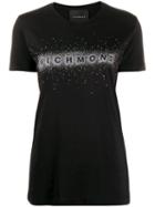 John Richmond Embellished Logo T-shirt - Black