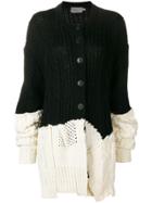 Preen By Thornton Bregazzi Myra Color Blocked Cardigan - Black