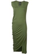 Zero + Maria Cornejo Curve Asymmetric Tank Dress - Green