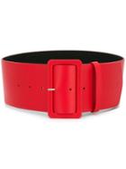 Msgm Buckled Belt - Red