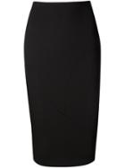 Victoria Beckham Pencil Skirt, Women's, Size: 10, Black, Wool