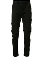 Julius Coated Panel Trousers, Men's, Size: 3, Black, Cotton/polyester/polyurethane