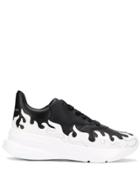 Alexander Mcqueen Oversized Runner Flame Sneakers - Black