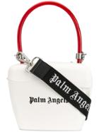 Palm Angels Padlock Tote - White