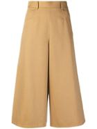 See By Chloé Cropped Palazzo Pants - Brown