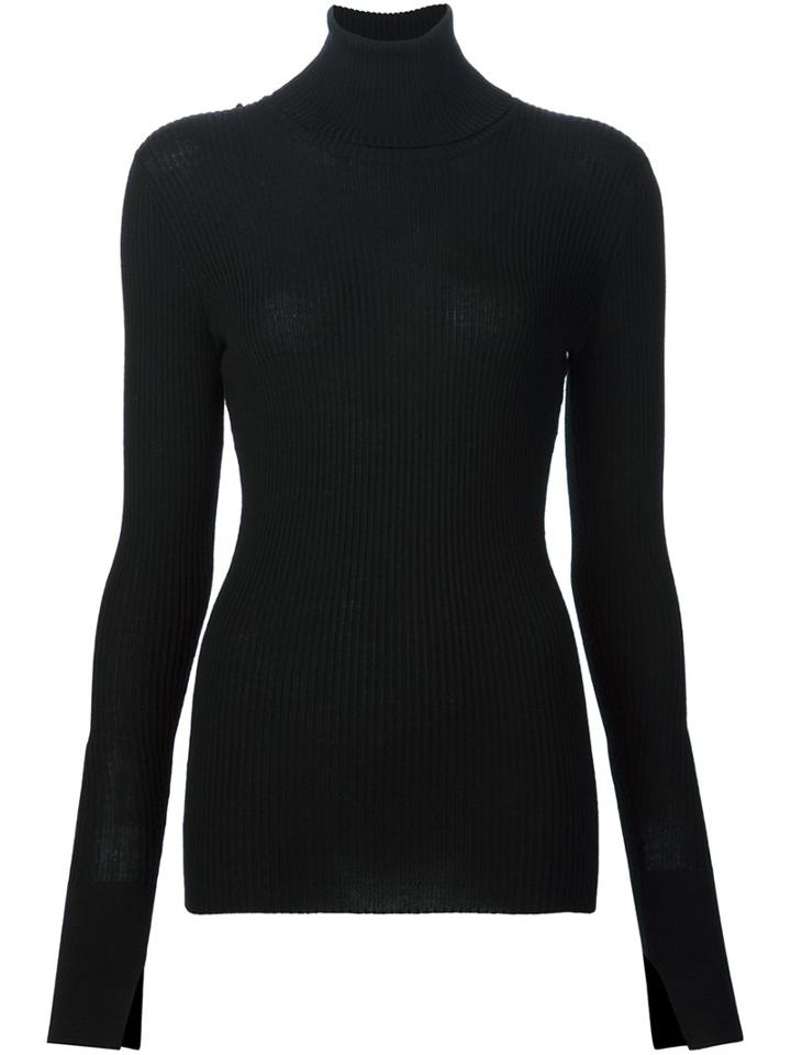 Barbara Bui Turtleneck Sweater, Women's, Size: Medium, Black, Wool