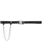 Alyx Narrow Chain Embellished Belt - Black