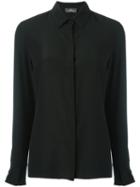 Capucci Button Up Shirt, Women's, Size: 42, Black, Silk