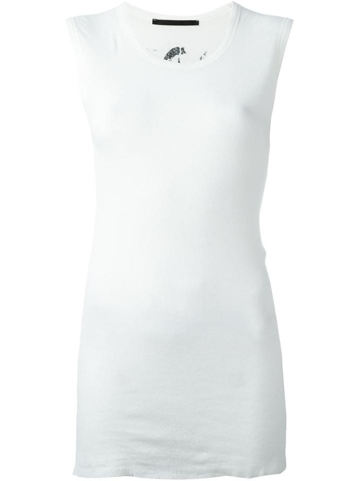 Haider Ackermann Back Print Long Tank Top