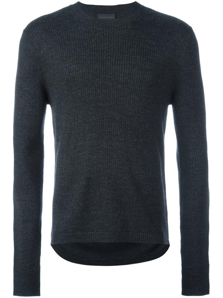 Diesel Black Gold 'kandito' Sweater, Men's, Size: Xl, Grey, Acrylic/wool