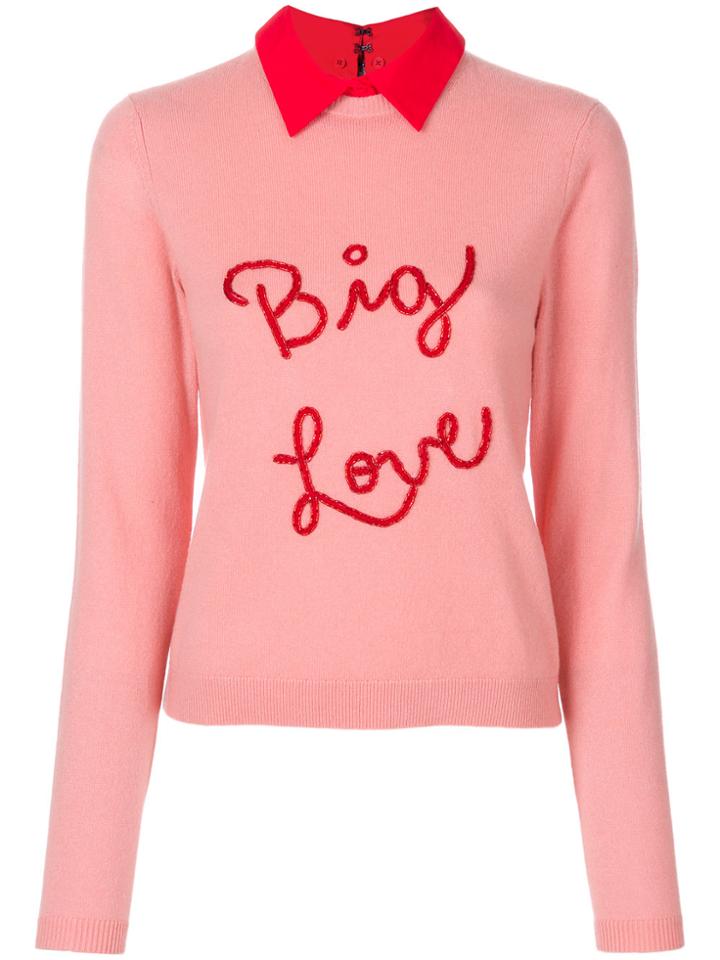 Alice+olivia Big Love Jumper - Pink & Purple