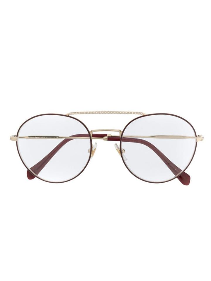 Miu Miu Eyewear - Gold