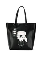 Karl Lagerfeld K/ikonik Soft Tote - Black