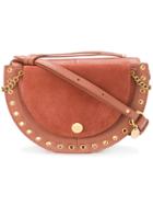 See By Chloé Eyelet Embellished Satchel - Pink & Purple