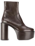 Simon Miller Platform Ankle Boots - Brown