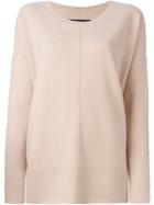 By Malene Birger Scoop Neck Jumper, Women's, Size: Small, Nude/neutrals, Cashmere/wool