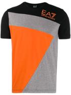 Ea7 Emporio Armani Colour Block T-shirt - Black
