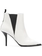 Acne Studios Jemma Grain Stiletto Boots - White
