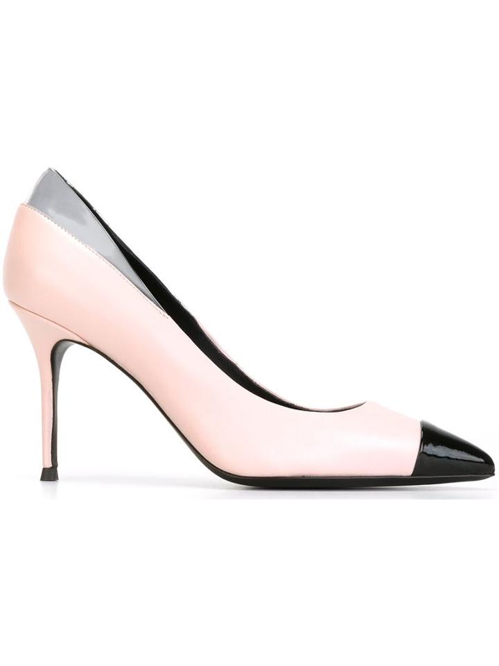 Giuseppe Zanotti Design Contrasted Toe Cap Pumps