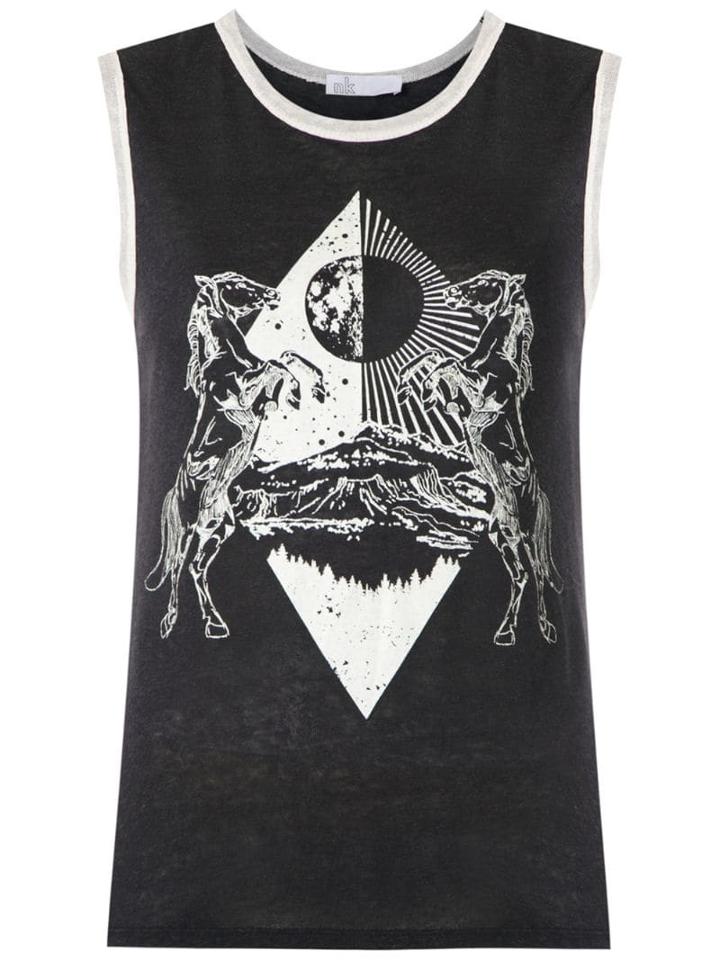Nk Bruna Printed Tank - Black