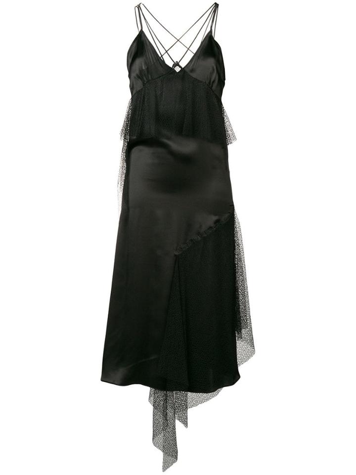 Each X Other Lace Panelled Dress - Black