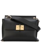 Tom Ford Natalia Tote, Women's, Black, Cotton/calf Leather/polyester/brass