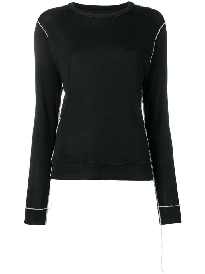 Maison Martin Margiela Vintage Contrast Piping Detailed Sweatshirt -