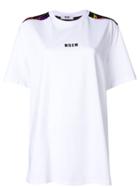 Msgm Oversized Logo T-shirt - White