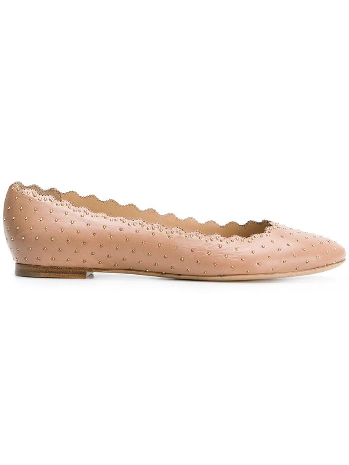 Chloé Lauren Ballet Flats - Neutrals