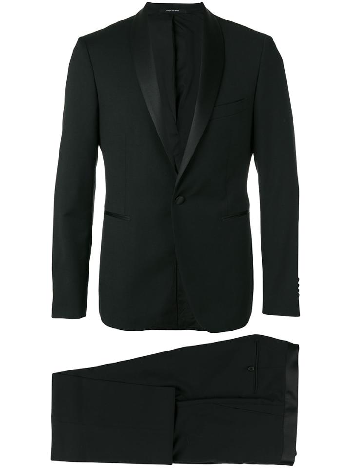 Tagliatore Two Piece Suit - Black